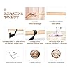 Ballet-Barre-Wall-Mounted-Ballet-Bar-Includes-Turning-Board-Premium-Beech-Wood-Does-Not-Bend-Wobble-Rust-Barre-Bar-for-Home-Workout-Dance-Equipment-for-Leaps-4-ft-Long-15-ft-Dia-for-Kids-Girls-Adults flybold Wall-Mounted Ballet Barre with Turning Board and Premium Wooden Bar - Home Workout and Dance Equipment - Rust, Wobble-Free - 4ft, 1.5ft Diameter - Multiple Colors