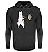 Chorchester - Sudadera con capucha unisex Negro Jet L