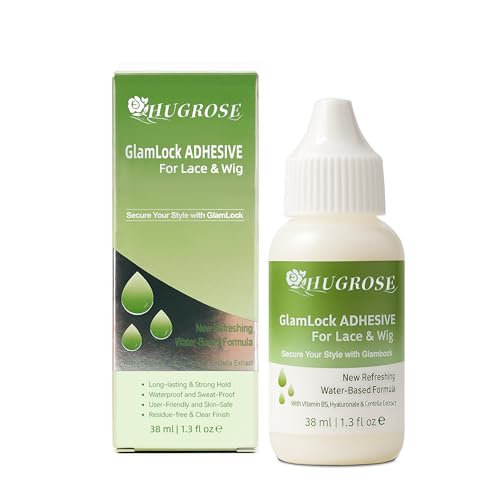 Wig Glue, Fast Acting Lace Glue for Wigs with Plant-Based