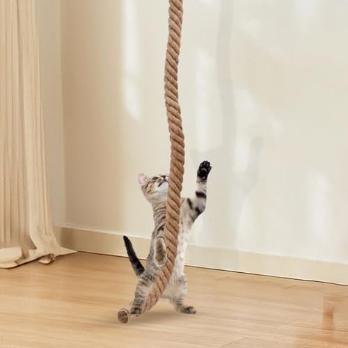 Cuerda de Escalada para Gatos de Yute Natural con Ganchos miniatura 4