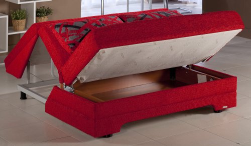 Istikbal - Twist Love Seat Sleeper - Story Red - Full Sleeper #TOP3