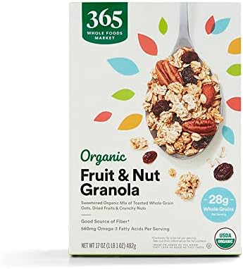 365 by Whole Foods Market, Organic Granola Fruit And Nut, 17 Ounce