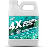 32oz 4X Spray Pattern Indicator Dye + Surfactant, Makes 32 Gallons of Wetting Agent for Lawn & Turf Mark - Effective Spray Indicator, Liquid Blue Dye for Marking Turf, Easy to Mix & Apply