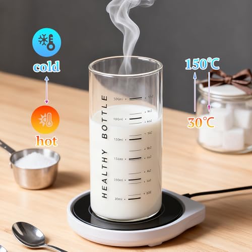 Vaso medidor vidrio 300 ml con medidas claras miniatura 5
