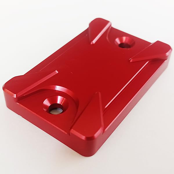Amazon | マスターシリンダーキャップ 赤 CNC アルミ 削り出し