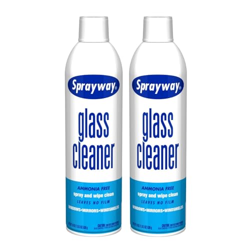 sprayway glass cleaner 19 oz cans pack of 2