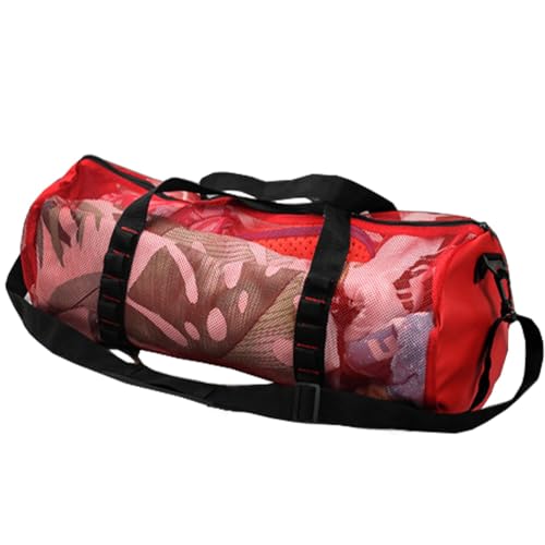 Scuba Gear Bag For Travel - Beach Gym Bag, Extra Large Foldable Multi-Purpose Bags With Cylinder, Waterproof Portable Mesh Bags 
