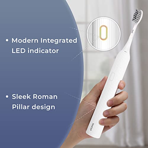 Image of beatXP Ionic Electric Toothbrush for Adults with 2 Brush Heads & 4 Cleaning Modes| Rechargeable Electric Toothbrush