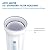APEC Water Systems HW-10 10" White Standard Filter Housing with 1/4" John Guest Fittings