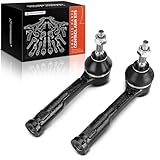 A-Premium 2 x Front Outer Tie Rod Ends, Compatible with Jeep MP Series Compass 2017-2023, BU Series Renegade 2015-2018 & Fiat 500X 2016-2022