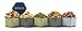 Gourmet Raw Nuts Assortment in 5 Tier Tin Tower with Pumpkin Seeds, Cashews, Hazelnuts, Almonds & Walnuts
