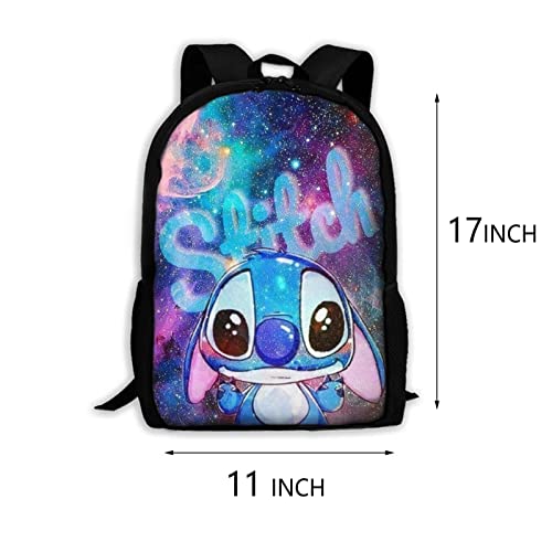 Jinun Kinunkn Cartoon Laptop Backpack Travel Daypack Cute Bookbag For Women Men Hiking Gift 17 Inch #TOP1