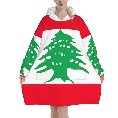 Couverture à capuche Liban pour ne plus jamais avoir froid sur votre canapé en hiver