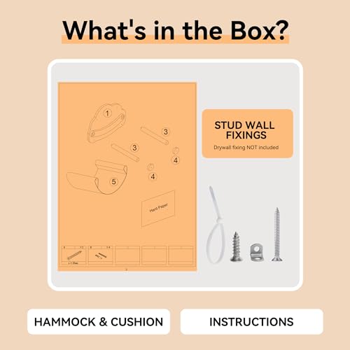 PUPETPO Cama de Rede para Gatos para Parede com Um Provocador de Gatos Móveis para Gatos Montados Na