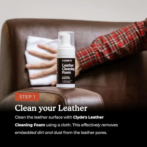 Clyde\'s™ 4-Step Leather Recoloring Kit (Cream) - Thumbnail 4