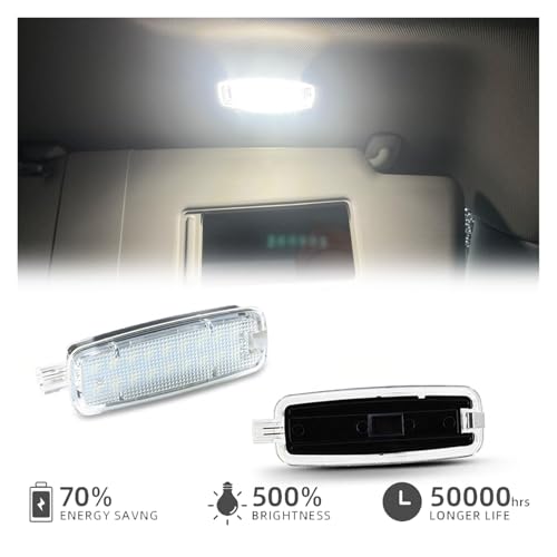 Luz de lectura de techo LED para Audi A3 A4 y A6 interior 2