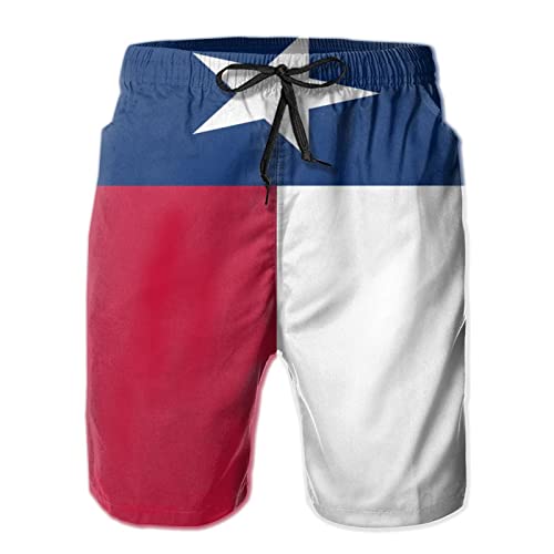 Traje De Baño Bandera De Texas Shorts De Playa Hombre Impermeable Bañador Surf Forro De Malla Ligero Baño Playa Shorts para Entrenamiento, Surf, Piscinas XXL