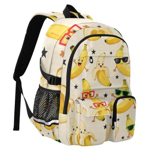 Mochila de viaje con plátanos de 17.5'' para ordenador y uso escolar de jóvenes 2