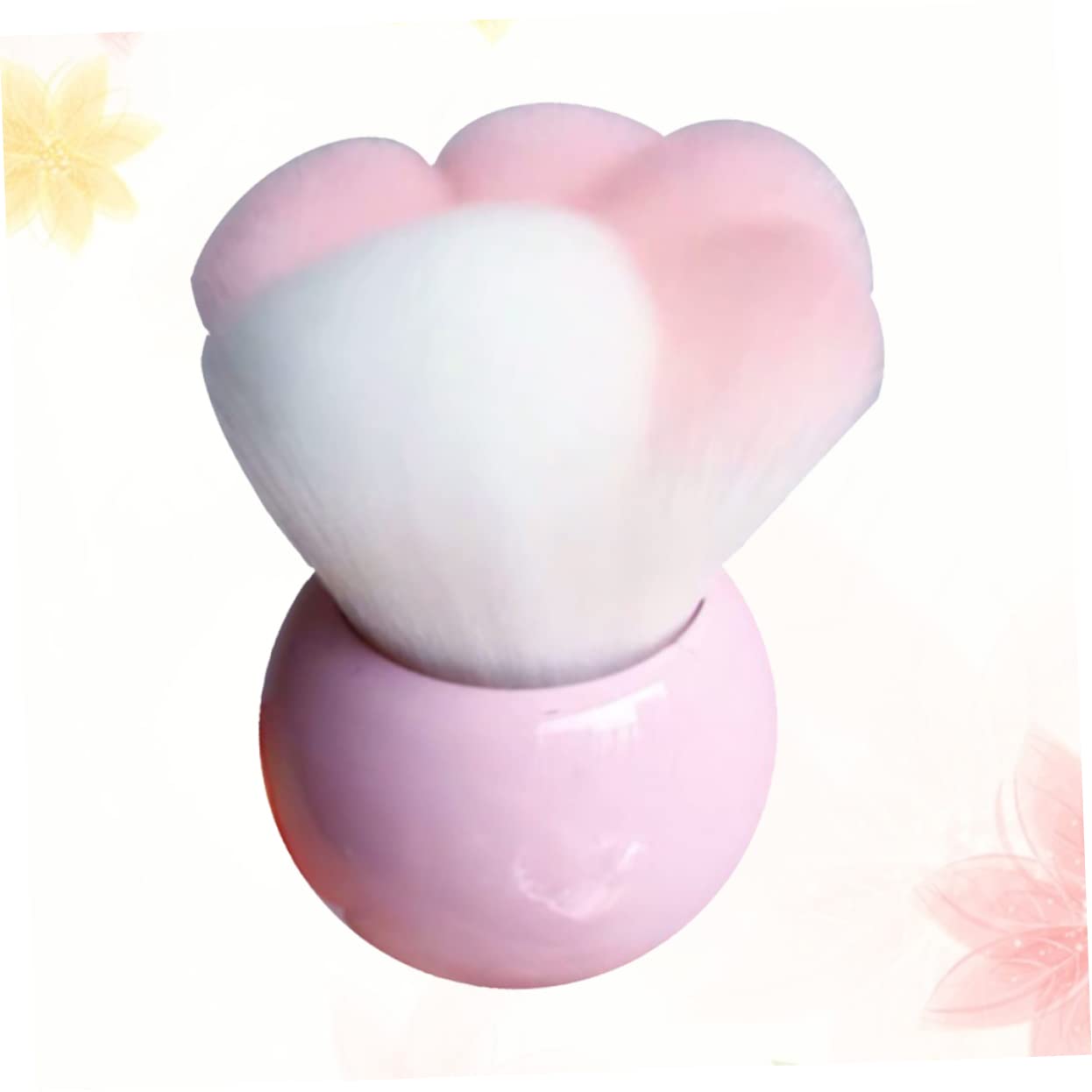 AUTSUPPL Dense Makeup Brush Kitten Design Powder Blush Brush for Women Reusable and Washable