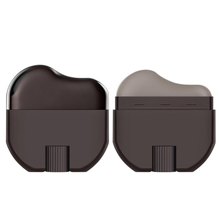 Contour Stick Duo, Horseshoe shape Cream Bronzer Shaping Stick, Perfectly fits the face shape, Highly Pigmented, Long Lasting, Lightweight Blendable Matte Finish, Smooth Gliding Face MakeUp