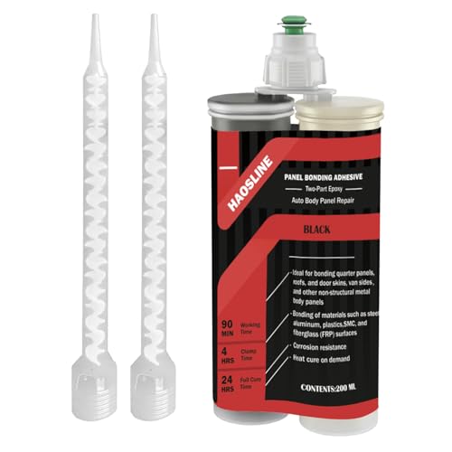 Loose or Missing Fog Lamp Covers - 2012-2014 Subaru Impreza 7 HAOSLINE Panel Bonding Adhesive for Auto Body Panel Repair,Two-Part Epoxy,Bonds Metal & Composites,200 mL Cartridge, Black