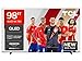 TCL 98T8C 98” QLED 4K 144Hz HDR UHD TV, Smart TV Powered by Google TV (Dolby Vision & Atmos, 144Hz Motion Clarity Pro, FreeSync, Onkyo 2.1 Sound, Voice Control, Compatible with Google Assistant Cast)