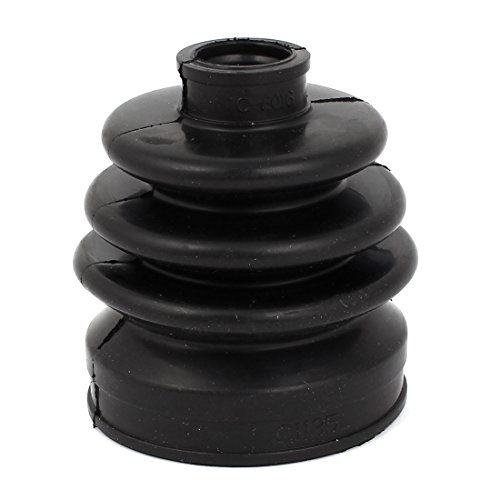 Ruilogod Car Rubber Inner Constant Velocity CV Joint Driveshaft Boot Cover