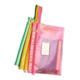 ABOOFAN 7 Stück Teiliges Netz transparente Dokumententaschen mit Verstärktem Reißverschluss und...