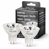 ELH Projector Bulbs 2 Pack, 120V 300W MR16 GY5.3 Overhead Pr...