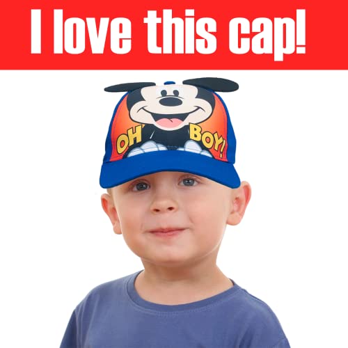 Casquette Mickey garçon 2 ans à 4 ans bleue style baseball comics 3D - 7