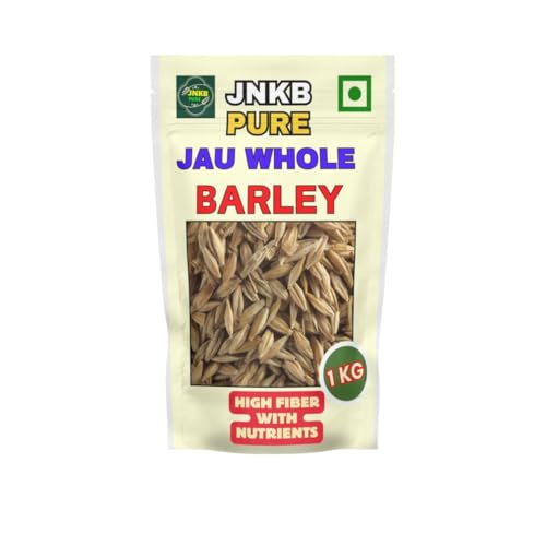 JNKB PURE Jau Whole Grain 1kg | Raw Unpolished Barley | Desi Jau ...