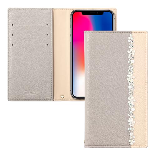 COVERARY �݊��i/���� Google Pixel 9 / Pixel 9 Pro �p �P�[�X �蒠�^ �V���v�� ������� �t�����[ ���� �X�g�[�� �t���[�� �f�R �X�N�G�A �o�C�J���[ [�O���[] �g�уP�[�X 100063184