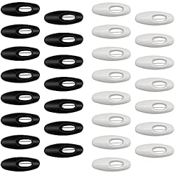 ZOLISCHE 30 Piezas Hijab Pins Imperdibles de Seguridad en Blanco y Negro Hijab Sari Pines de Plástico para Bloqueo de Seguridad Ropa para Adultos Pañales decoración de Bufanda