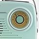 EASYmaxx Design Radio | Tragbares Radio im angesagten 50’s Retro Style | Mit Bluetooth®-Technologie, SD-Karten Slot, USB und AUX Anschluss und Kopfhörer Ausgang | Stylischer Blickfang in jeder Küche