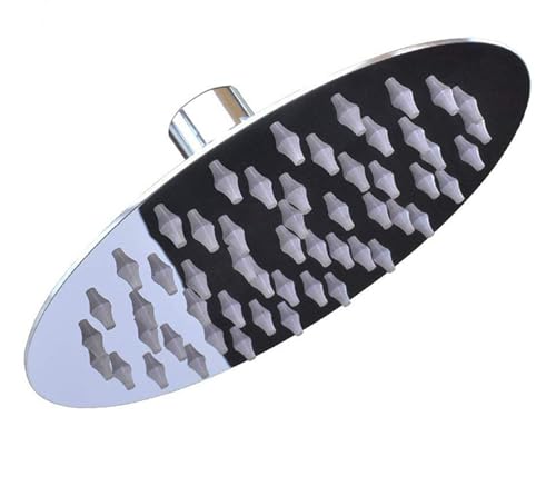 SEIDO 10 Inch Rain Shower Head - High Pressure Polished Chrome Stainless Steel, Wall/Ceiling Mount with Adjustable Swivel Ball, Anti-Clog Nozzles, Easy Tool-Free Installation