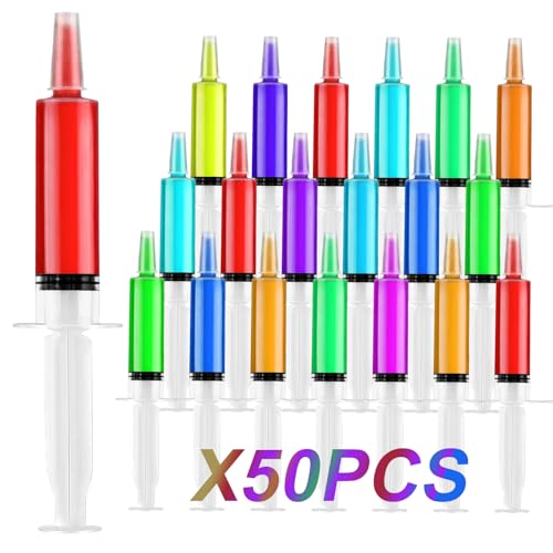 Syringes for Jello Shots 60mL 50-pack with Cap