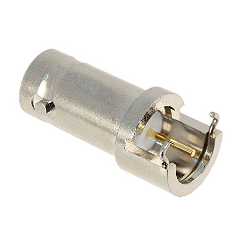 Winchester/Bomar Elect. 361V504ER BNC Jack with Teflon for Reflow Solder - 50 Ohms - 4 GHz - Weatherproof - 500V - Solder Contact and Shield Termination.