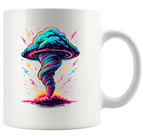 Panvola Meteorologist Tornado Chaser Meteorologist Gifts Weatherman Weatherwoman Meteorology Weather Novelty Drinkware Ceramic Mug 11 oz White