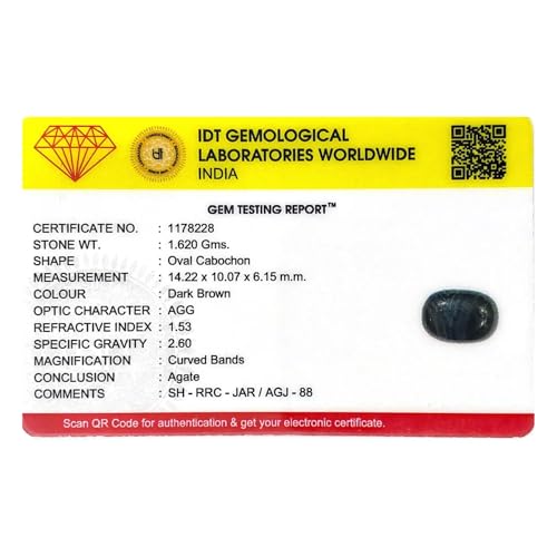 Agate du Botswana 8,1 ct : cabochon ovale calibré pour sertissage facile - 3