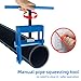 Pipe Squeeze Off Tool，Gas Pipe Squeeze-Off Tool，For 1/2-4 in PE/PPR/PVC Plastic Water Pipe or Natural Gas Pipeline，Pipe Blocker，Blue Pipe Shut Off Tool