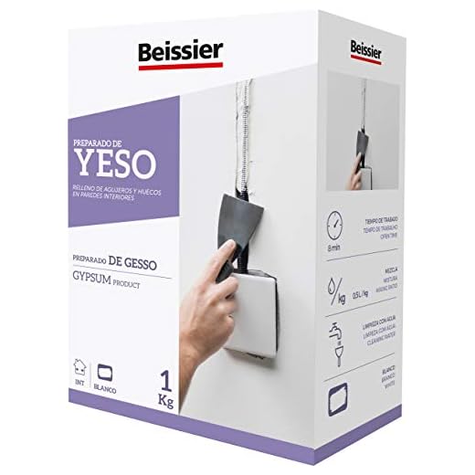 Beissier M28044 - Yeso fino preparado rellenos 1 kg