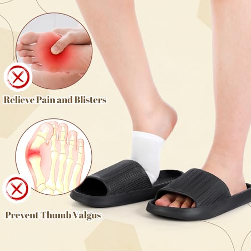 Image of Twistover 10 Pairs Women's Slide Sandle Sock Open Toe Slide Liner Slipper Shoe Foot Protector No Show Toeless Half Socks