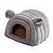 Haokaini Lit de Hamster Hiver Chaud Petits Animaux Maison Grotte Animal de Compagnie Confortable Cachette Dormeurs Nid Lit pour Hérisson Rat Chinchilla Gerbille Écureuil Cochon d'Inde