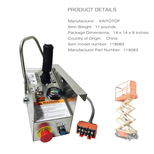 KAIYOTOP Control Box Assembly with Joystick for SkyJack Scissor Lifts Jacks - Replacement Part #116063 115985 117228 117900 117899 - Fits Models 3219, 3220, 3226, 4620, 4626, 4632 by KAIYOTOP - Image 9