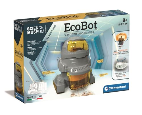 Clementoni Galileo-Robotics – Saug-Roboter, Robotik für kleine Ingenieure, Einstieg in die Elektronik, High-Tech für Schulkinder, Spielzeug für Kinder ab 8 Jahren von Clementoni 59109