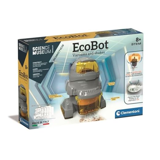 Clementoni - 61777 - Science Museum - Ecobot, robotic toy for children, ages 8 years plus