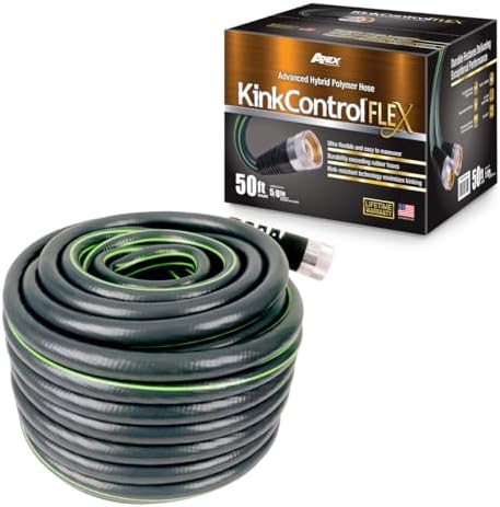 Kink Control Flex Advanced Hybrid Hose - 50 Ft Outdoor Hose, 40% Lighter, Ultra Flexible, Easy to Maneuver, Neverkink Technology, Durable Construction - Thumbnail 2