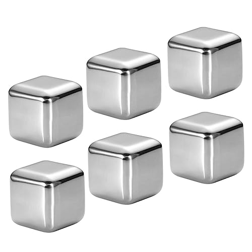OFFSCH 6piezas Piedras para Vino De Tarta De Hielo Accesorios para Vino Hogar Resistentes Al Desgaste para Whisky Prácticas Piedras para Enfriar Whisky