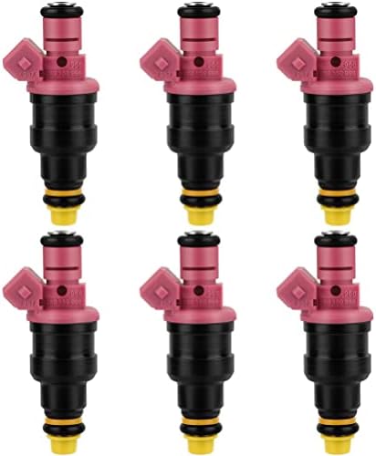 6pcs 0280150998 Injectors,ANGLEWIDE 1Hole Fuel Injectors fit for 1997-1998 for Dodge B1500,1997 for Dodge B2500,1997-1999 for Dodge Dakota,1998-1999 for Dodge Durango,1997-2001 for Dodge for Ram 1500