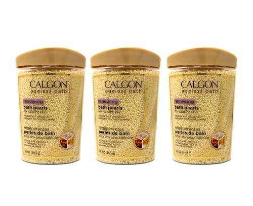 Calgon Ageless Bath Pearls 16 oz (Pack of 3)